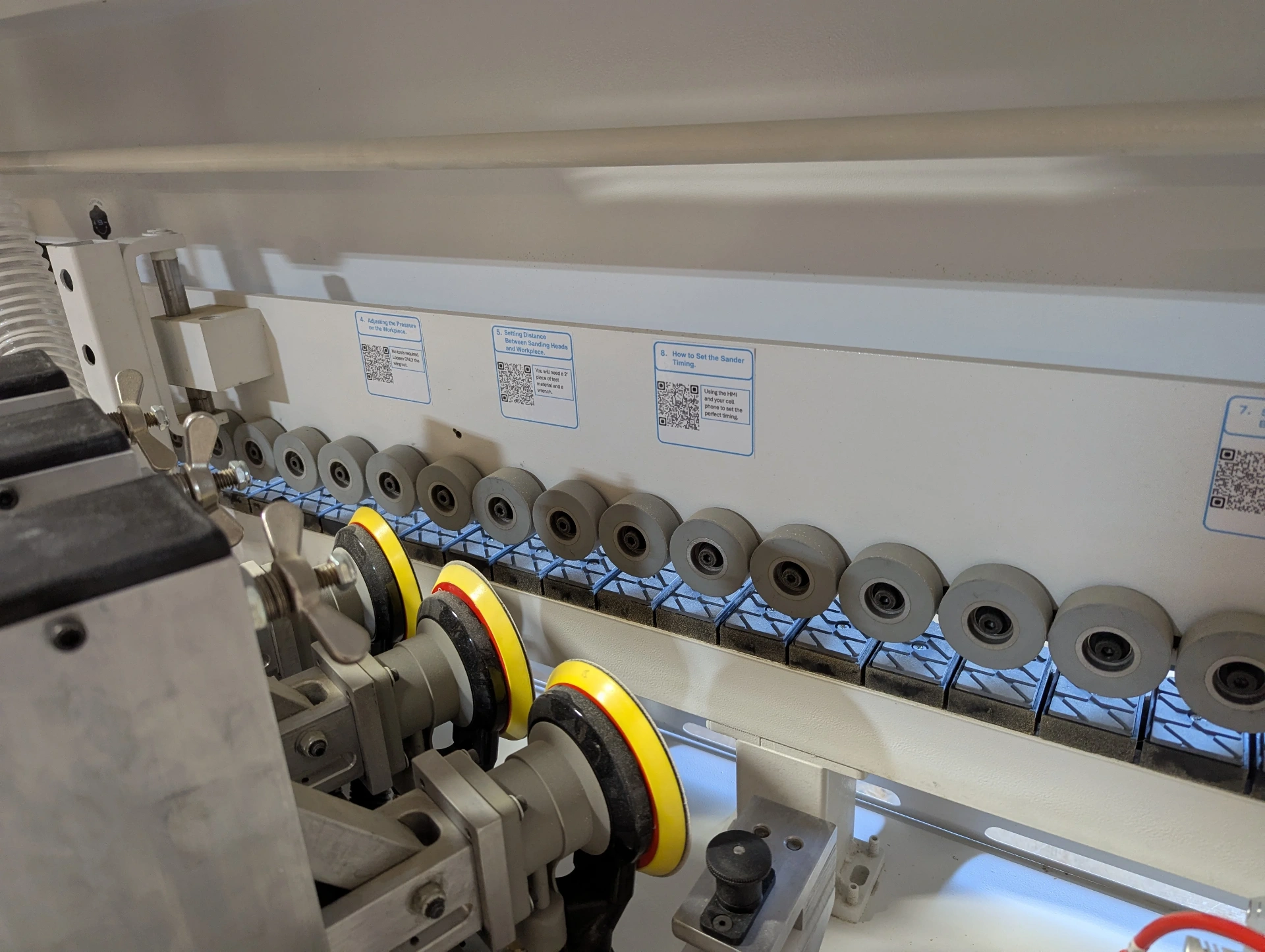 Ultimate Edge Sander rollers and sanding heads